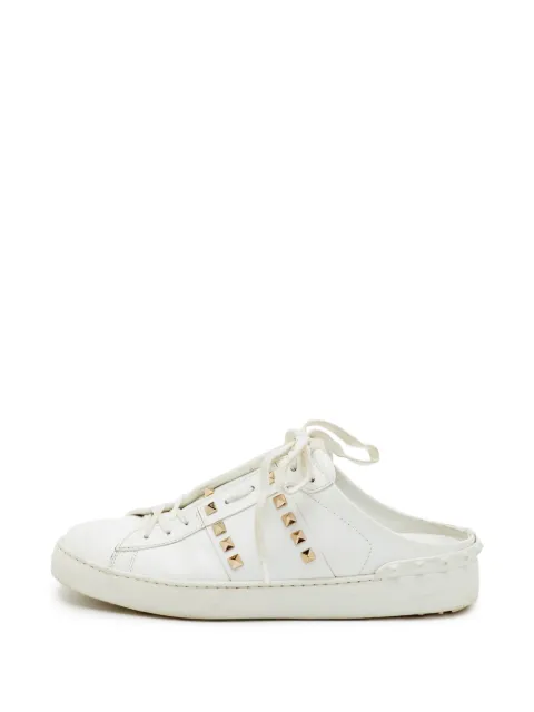 Valentino Garavani Pre-Owned Rockstud mule sneakers White 1389633
