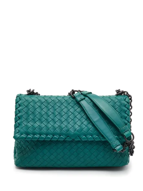 Bottega Veneta Pre-Owned Olimpia Intrecciato shoulder bag Blue 1387400