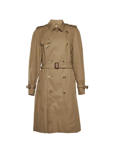 Gucci Pre-Owned 2016 double-breasted trench coat Neutrals 1391258