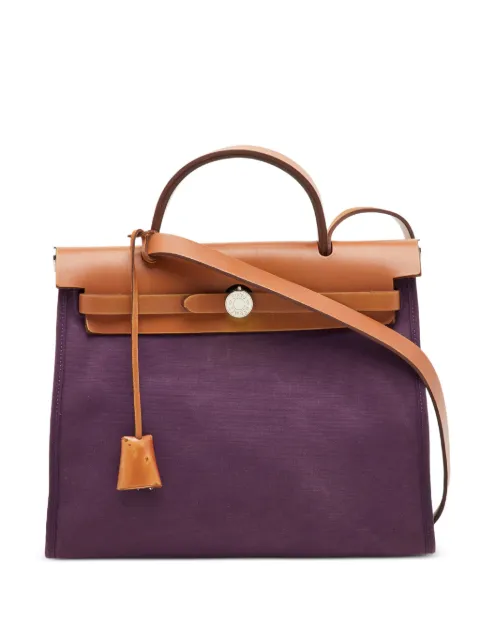 Hermès Pre-Owned 2012 31 Herbag Zip tote bag Purple 1387836