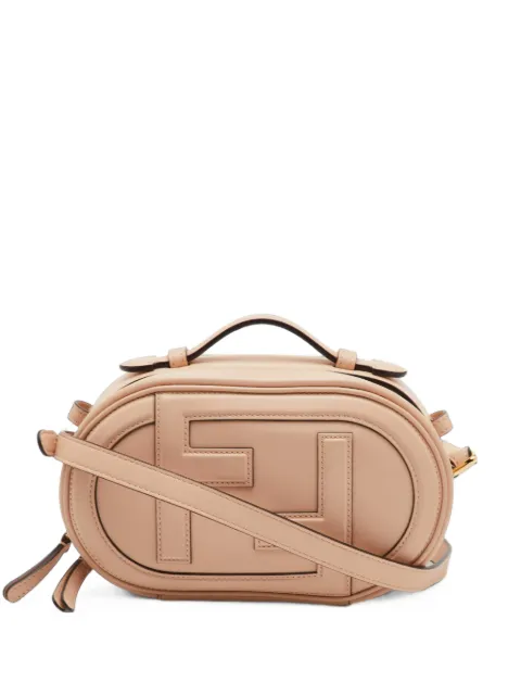 Fendi Pre-Owned 2022 mini FF O'Lock camera tote bag Neutrals 1392584