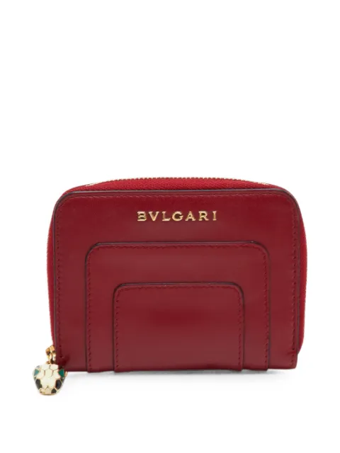 Bvlgari Pre-Owned Serpenti Forever zip-around wallet Red 1397782