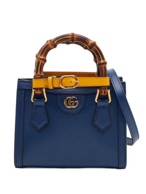 Gucci Pre-Owned Diana bamboo-handle tote bag Blue 1379833