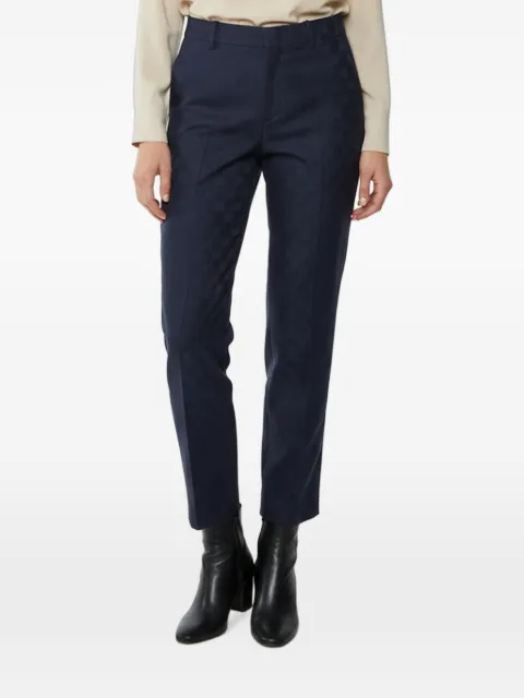 Gucci Pre-Owned GG jacquard trousers Blue 1385298