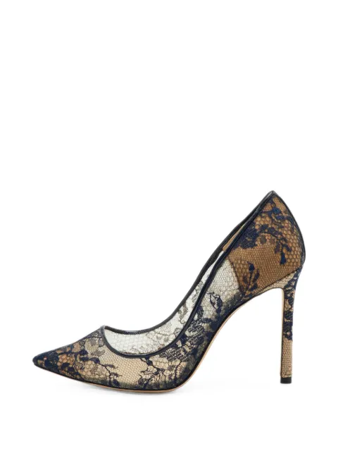 Jimmy Choo Pre-Owned Romy lace pumps Neutrals 1384457