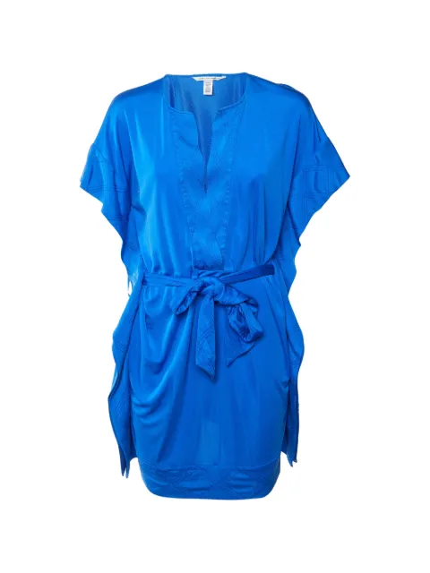 DVF Diane von Furstenberg Tuvallu kimono-sleeve kaftan dress Blue 1384218