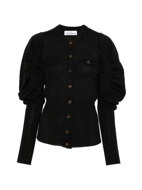 Vivienne Westwood Orb-embroidered wool sweater Black 1803005BY005E