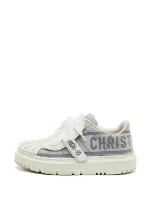 Christian Dior Pre-Owned ID lace-up sneakers White 1398614