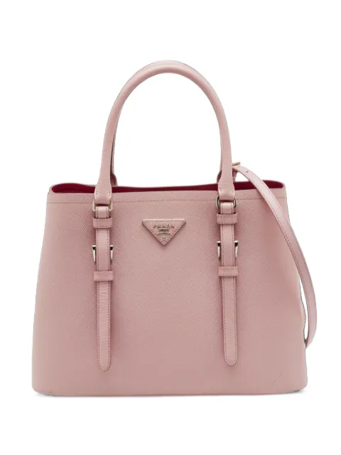 Prada Pre-Owned leather tote bag Pink 1386501