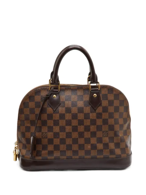 Louis Vuitton Pre-Owned 2014 PM Alma patterned tote bag Brown 1390293