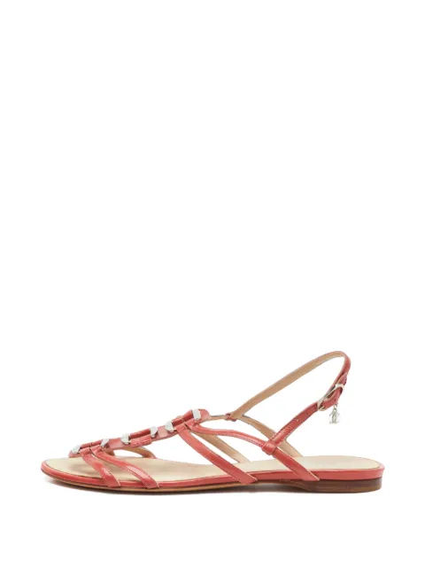 CHANEL Pre-Owned strappy sandals Orange 1397256