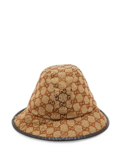 Gucci Pre-Owned GG patterned bucket hat Brown 1401099