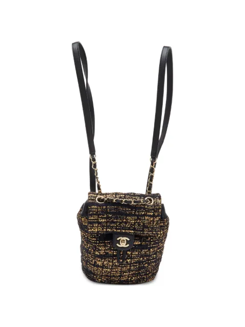 CHANEL Pre-Owned 2019 Urban Spirit foldover-top backpack Black 1396478