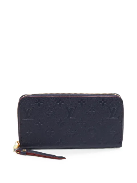Louis Vuitton Pre-Owned 2017 Monogram Empreinte Zippy leather wallet Blue 1398115