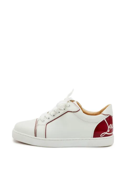 Christian Louboutin Pre-Owned Vierissima leather sneakers White 1398683