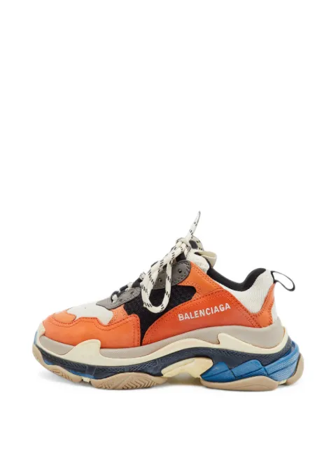 Balenciaga Pre-Owned Triple S mesh sneakers Orange 1386297