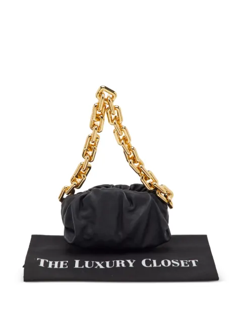 Bottega Veneta Pre-Owned The Pouch chain shoulder bag Black 1399941
