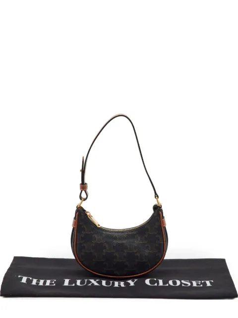 Celine Pre-Owned 2022 Ava Triomphe mini bag Brown 1378772
