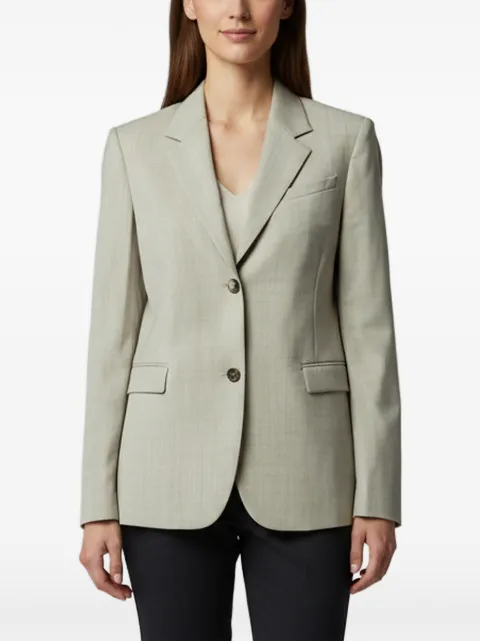 Loewe Pre-Owned single-breasted tie-up blazer Neutrals 1383358