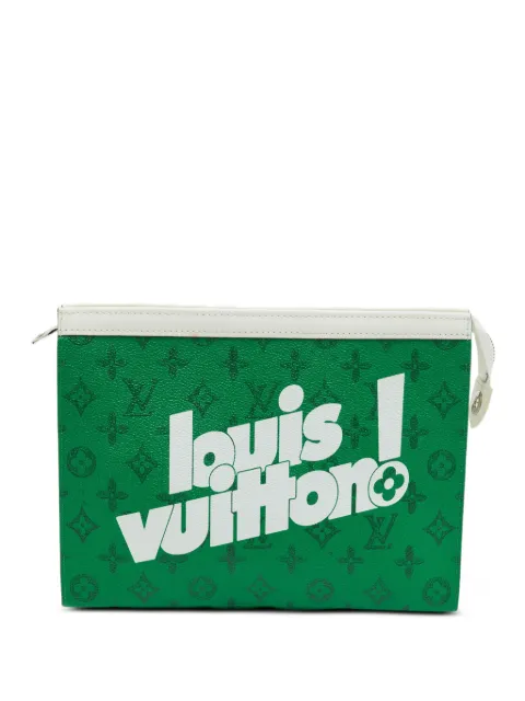 Louis Vuitton Pre-Owned Voyage MM Monogram clutch bag Green 1396647
