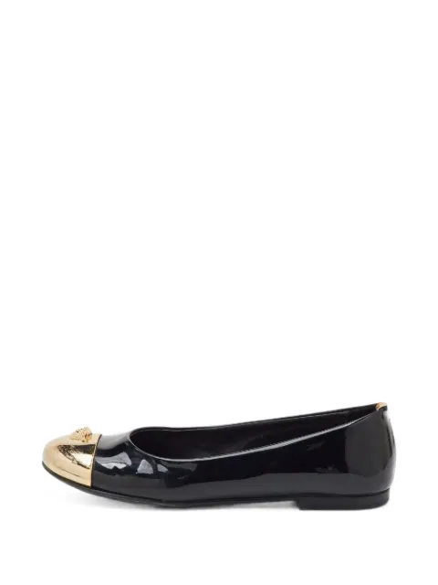 Versace Pre-Owned Medusa cap-toe ballet flats Black 1398688