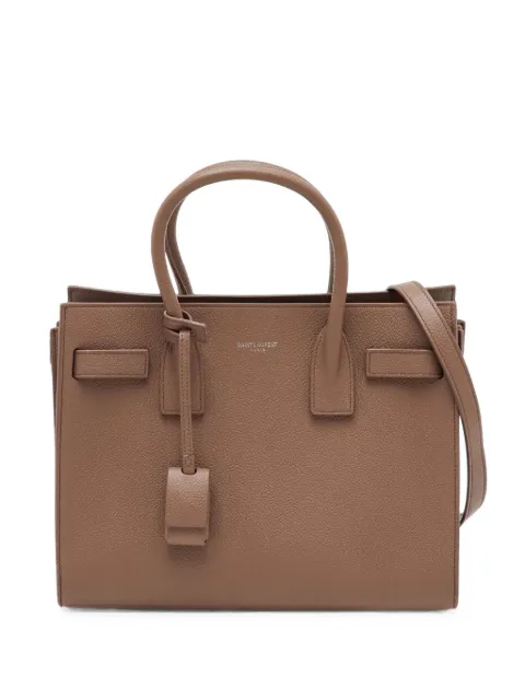 Saint Laurent Pre-Owned 2016 Sac De Jour Baby two-way handbag Brown 1371369