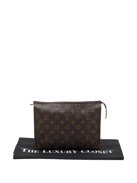 Louis Vuitton Pre-Owned 1987 26 Toiletry Monogram clutch bag Brown 1379471
