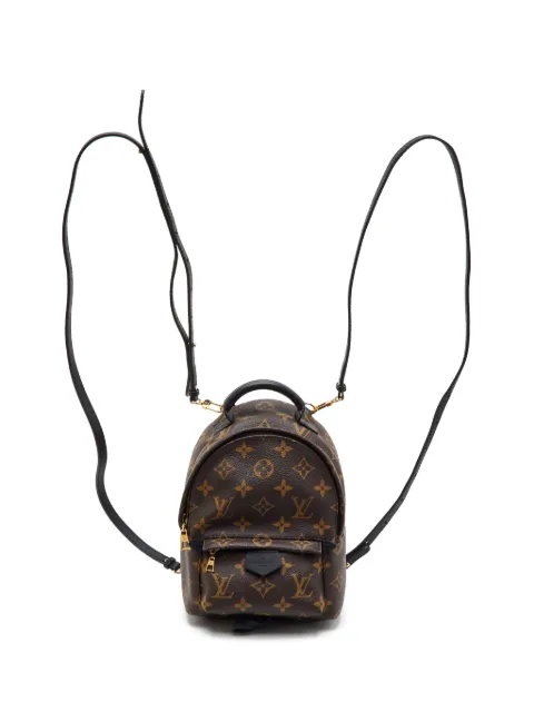 Louis Vuitton Pre-Owned 2015 mini Palm Springs Monogram backpack Brown 1387352