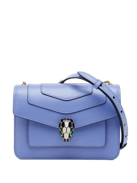 Bvlgari Pre-Owned small Serpenti Forever shoulder bag Blue 1378738