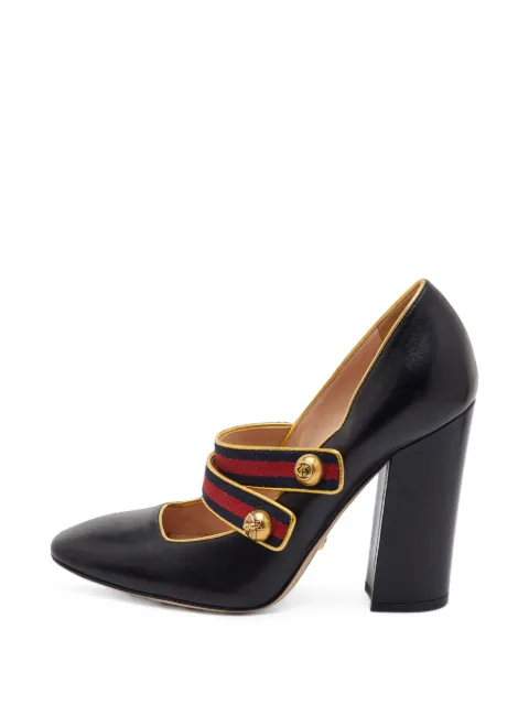 Gucci Pre-Owned Carly Malaga Mary Jane pumps Black 1390504