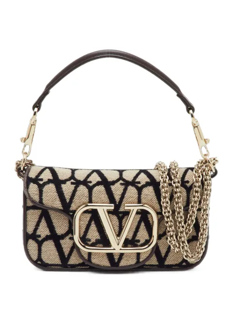 Valentino Garavani Pre-Owned small Locò Iconographe shoulder bag Neutrals 1386518