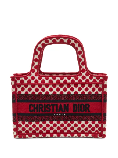 Christian Dior Pre-Owned 2020 mini Dioramour Book tote bag Red 1390355