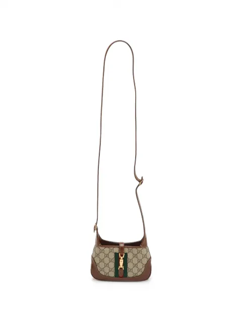 Gucci Pre-Owned mini Jackie 1961 GG-Supreme cross body bag Neutrals 1386541