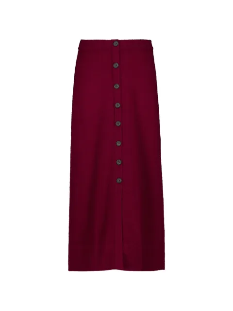 Altuzarra Callahan button-up maxi skirt Red F2268501KKS006
