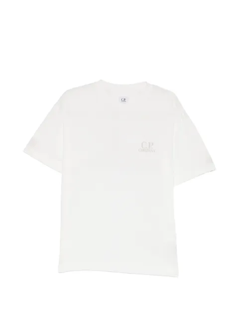 C.P. Company logo-print T-shirt White 21CMTS135A005100W103