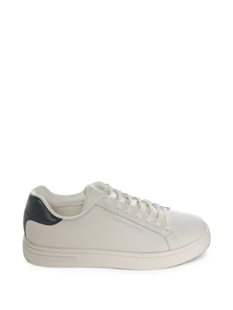 Armani Exchange logo-embossed low-top sneakers Neutrals XM000141AF1191