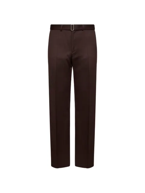 Lardini belted pressed-crease trousers Brown ACGAZZAACIF67442