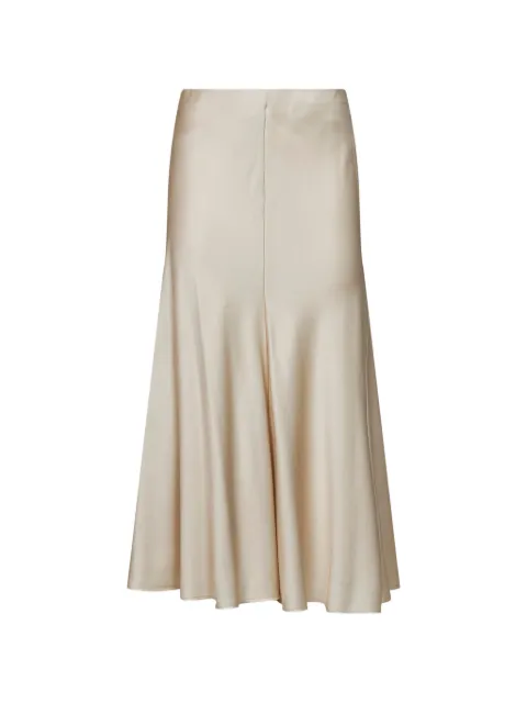 Brunello Cucinelli bias-cut flared skirt Neutrals M0H38G4073C9815