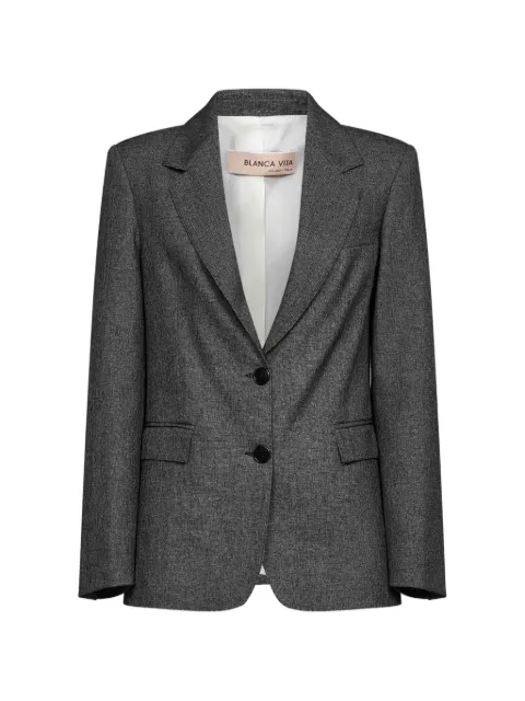 Blanca Vita single-breasted single-breasted blazer Grey GAVERA3044
