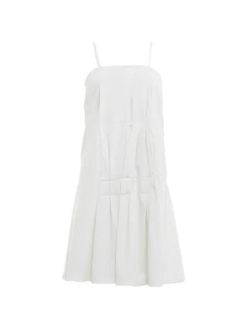 NACHE folded pleated mini dress White S6N2621RND37IVR00IVORY