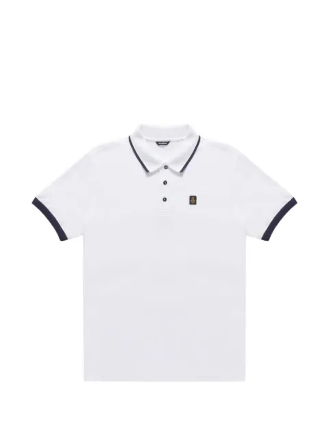 Refrigiwear Ray logo-patch polo shirt White T20300PX9031A00010