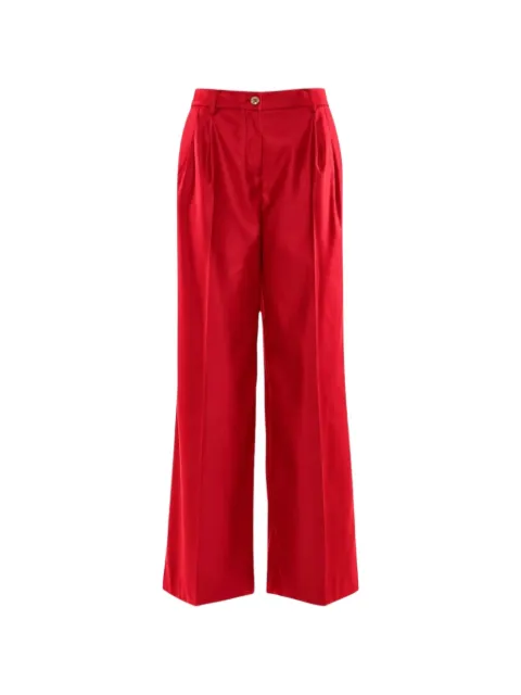 Nenette pleated wide-leg trousers Red 41BBEUSEPIRO