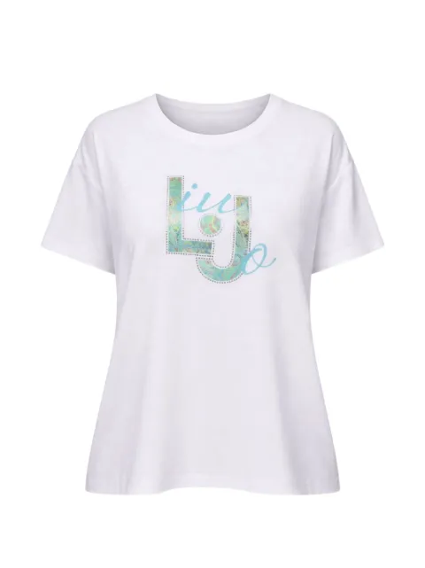 LIU JO T-shirt with printed insert White VA6164JS360