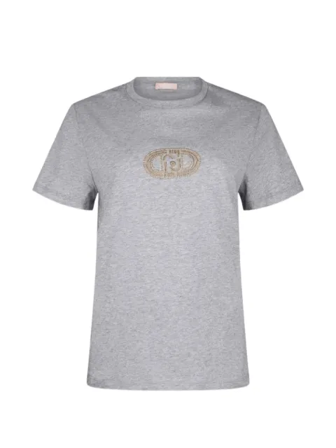 LIU JO T-shirt with appliqués Grey WA6491JS923