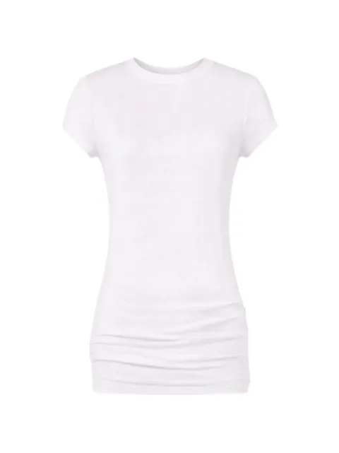 DONDUP logo-patch slim-fit T-shirt White DS064JS0312D000