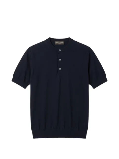Filippo De Laurentiis knit henley T-shirt Blue SE1MCCR14R990