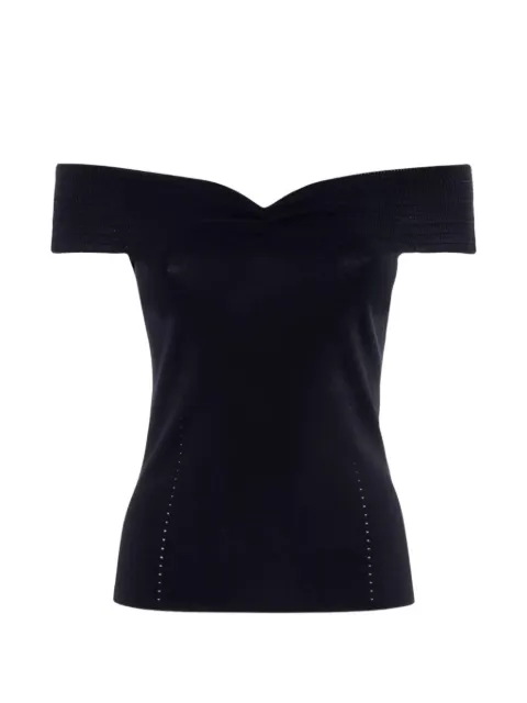Nenette off-shoulder top Black 41BBMORANE