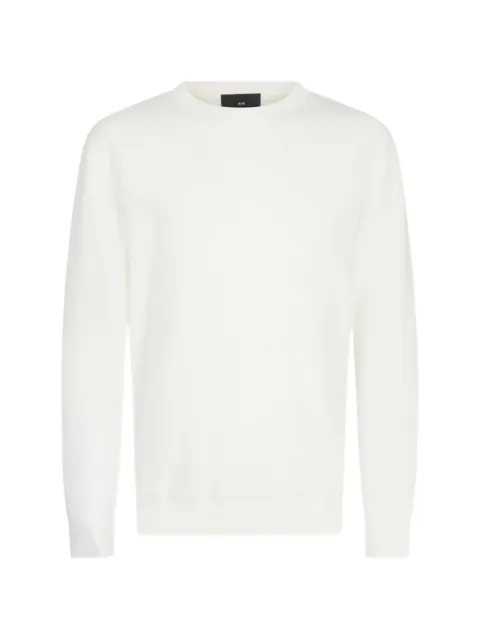 LIU JO cotton crepe pullover White QA6078MA71P