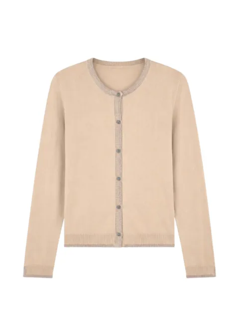 LIU JO cardigan with slits Neutrals WA6280MS49I
