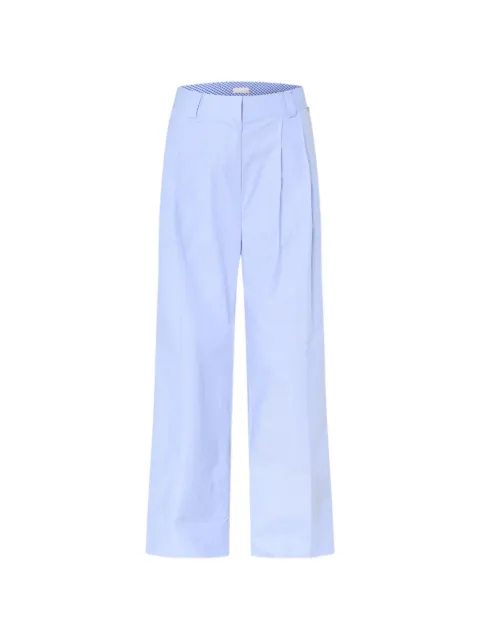 LIU JO trousers with gingham turn-ups Blue WA6481T438A